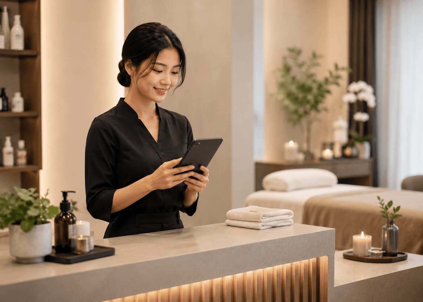Spa booking confirmation
